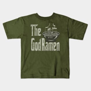 The GodRamen (distressed) Kids T-Shirt